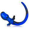 Oxballs Plug Queue Puppy Tail Bulldog 11.5 x 6 cm Bleu